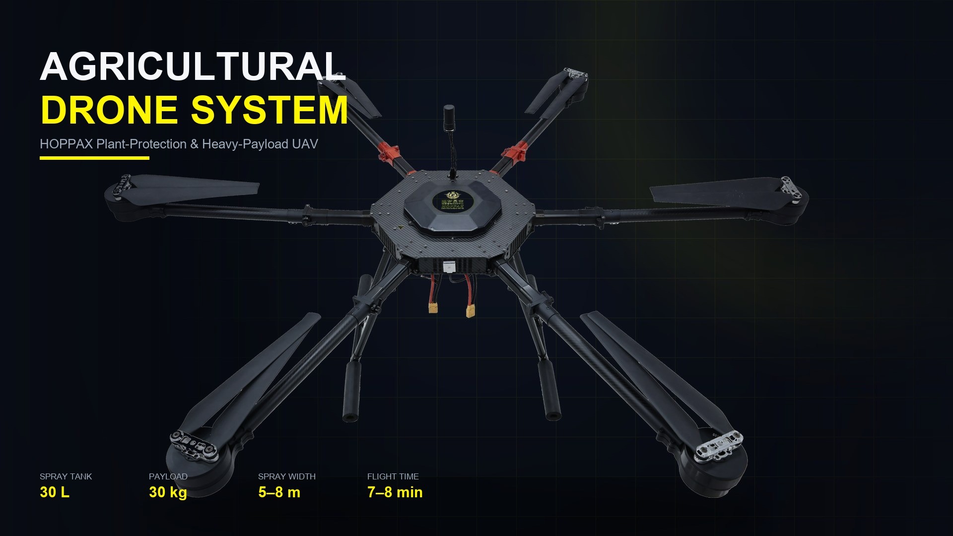 HOPPAX Agricultural Crop Protection Drone System