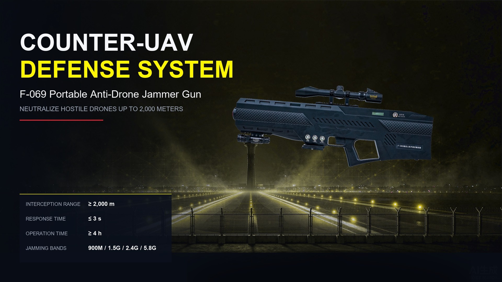 HOPPAX UAV Countermeasure Defense System